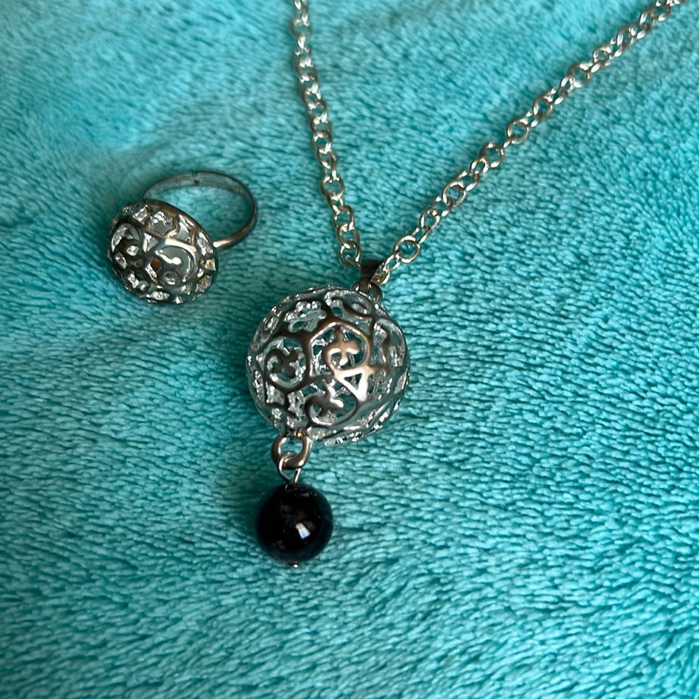 Necklace and ring duo!